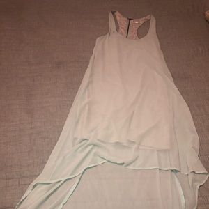 Lulu’s mint green hi low dress